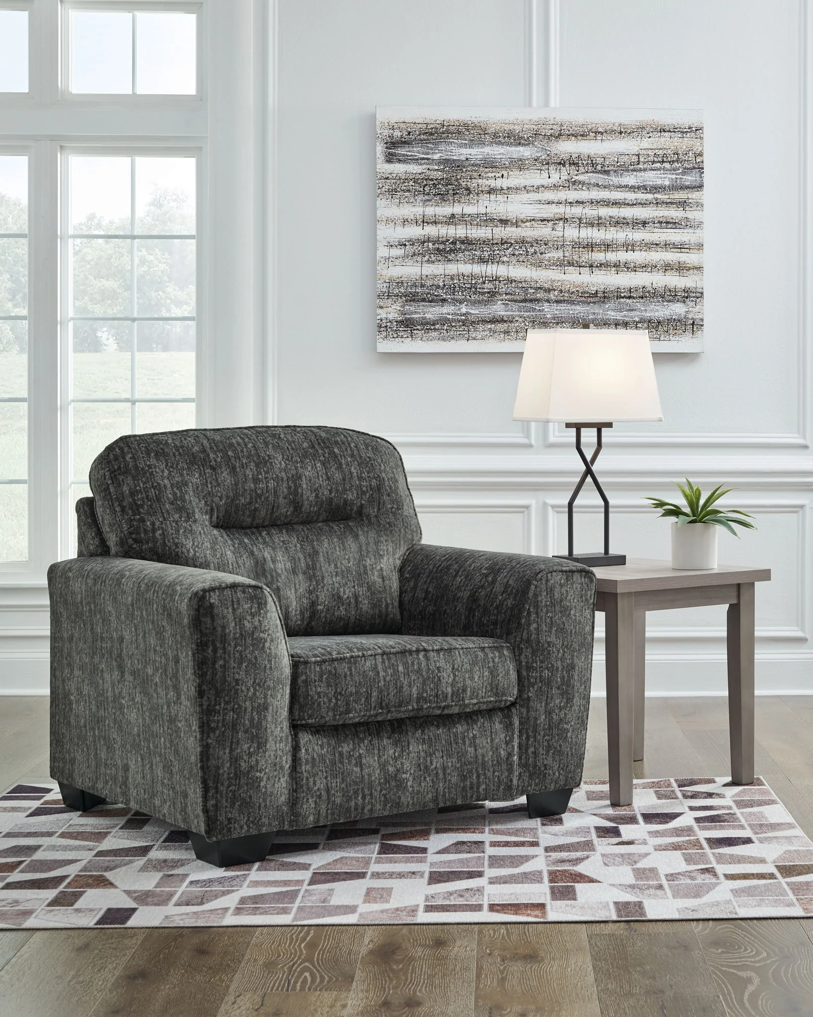 Lonoke - Gunmetal - Chair And A Half - Image 2