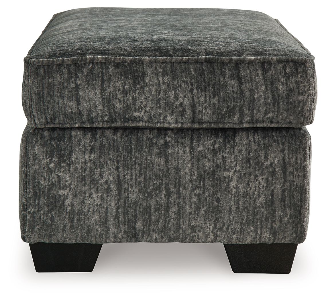 Lonoke - Gunmetal - Ottoman - Image 4