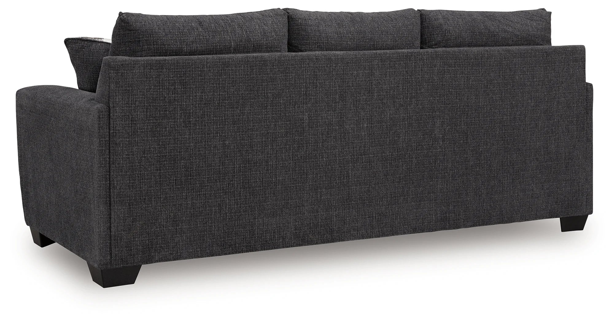 Loreo - 2 Pc. - Sofa, Loveseat - Ebony - Image 5