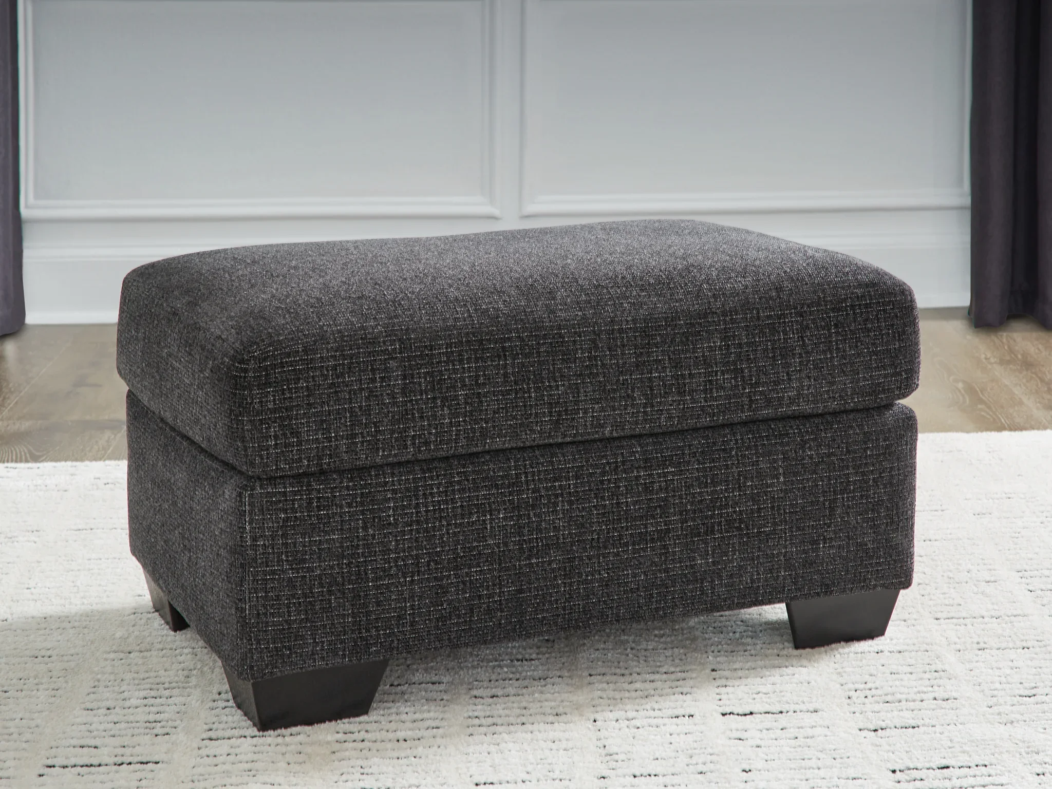 Loreo - Ottoman - Ebony - Image 2