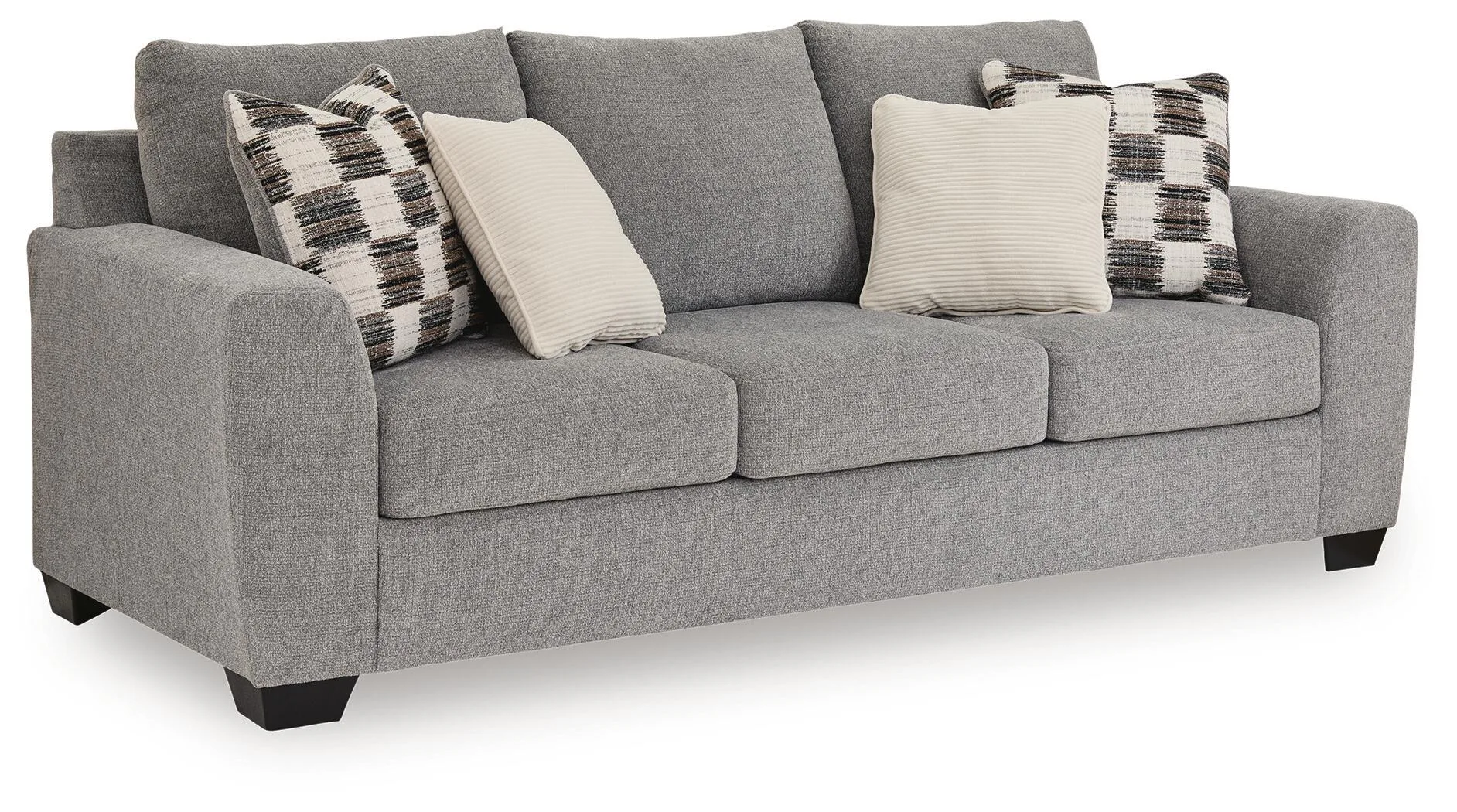 Loreo - Queen Sofa Sleeper - Flint - Image 4