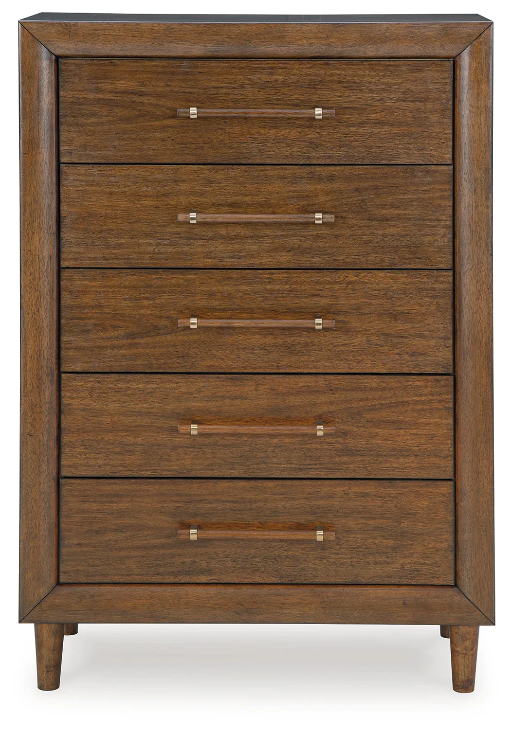 Lyncott - Brown - Five Drawer Chest - Image 4