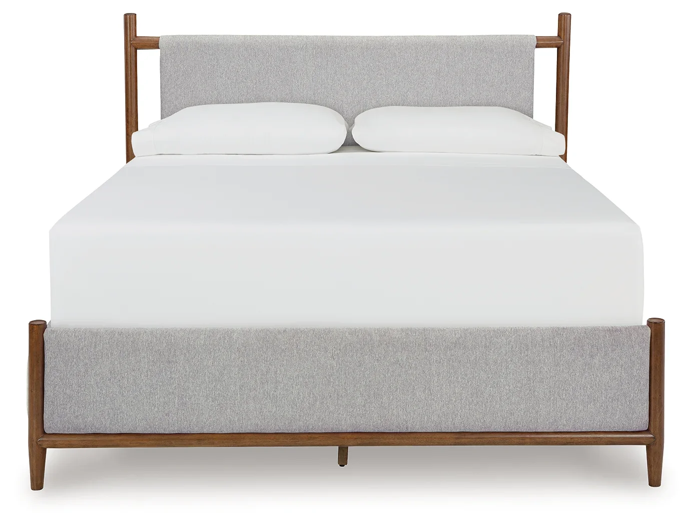 Lyncott - Brown - King Upholstered Bed - Image 3