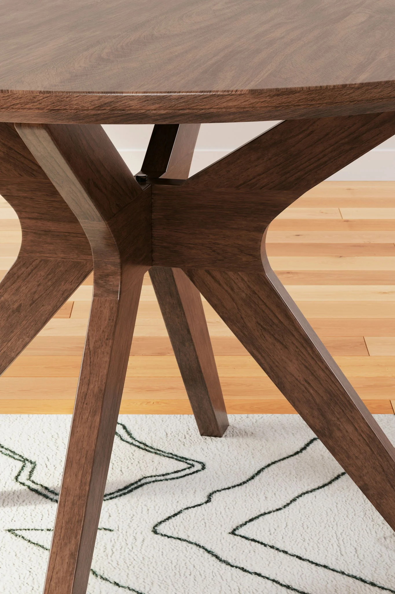 Lyncott - Charcoal / Brown - 5 Pc. - Dining Room Table, 4 Side Chairs - Image 5