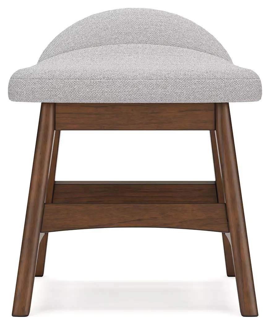 Lyncott - Light Gray / Brown - Home Office Desk Chair - Image 3