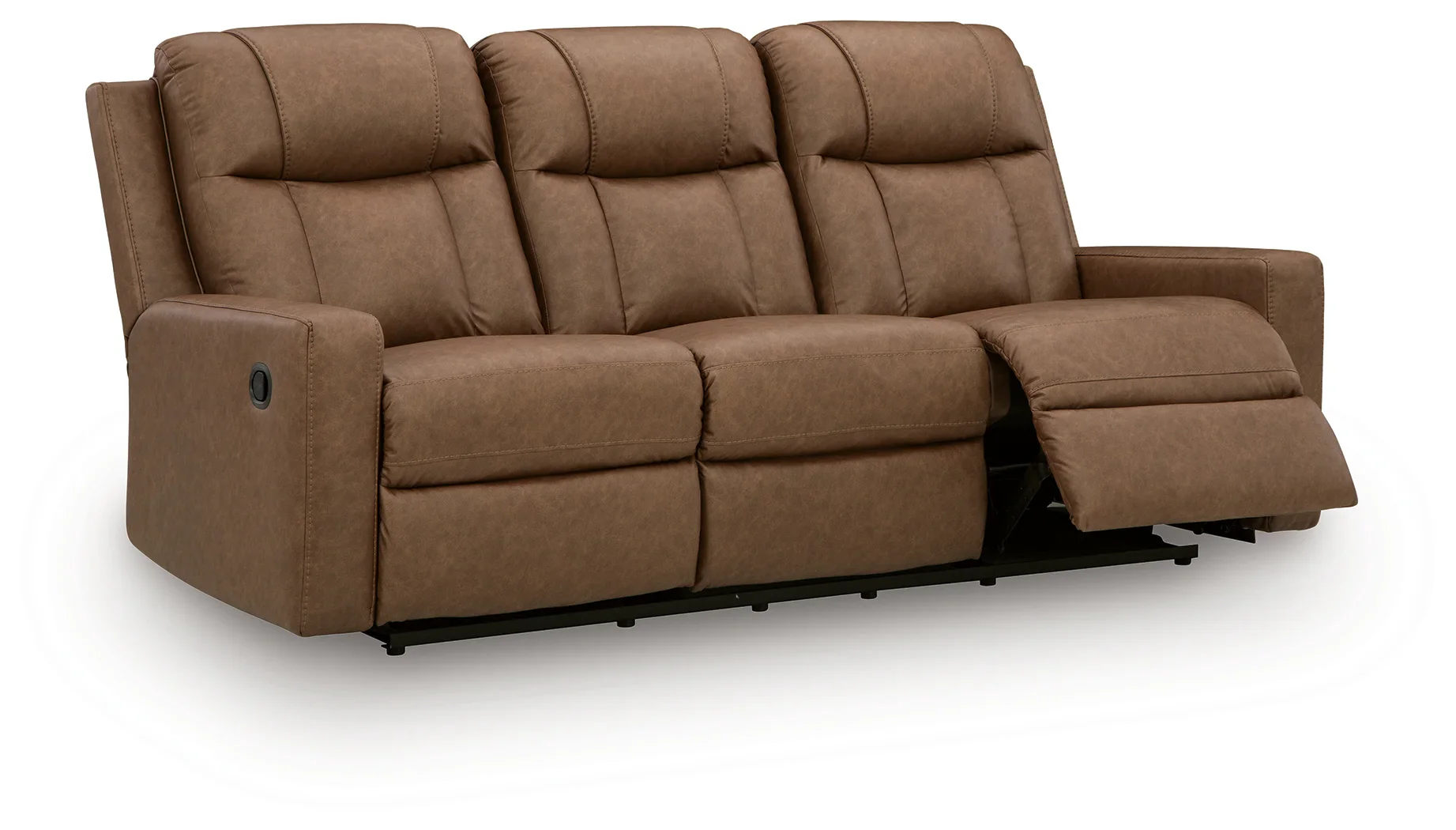 Mackmenville - Reclining Sofa - Caramel - Image 3