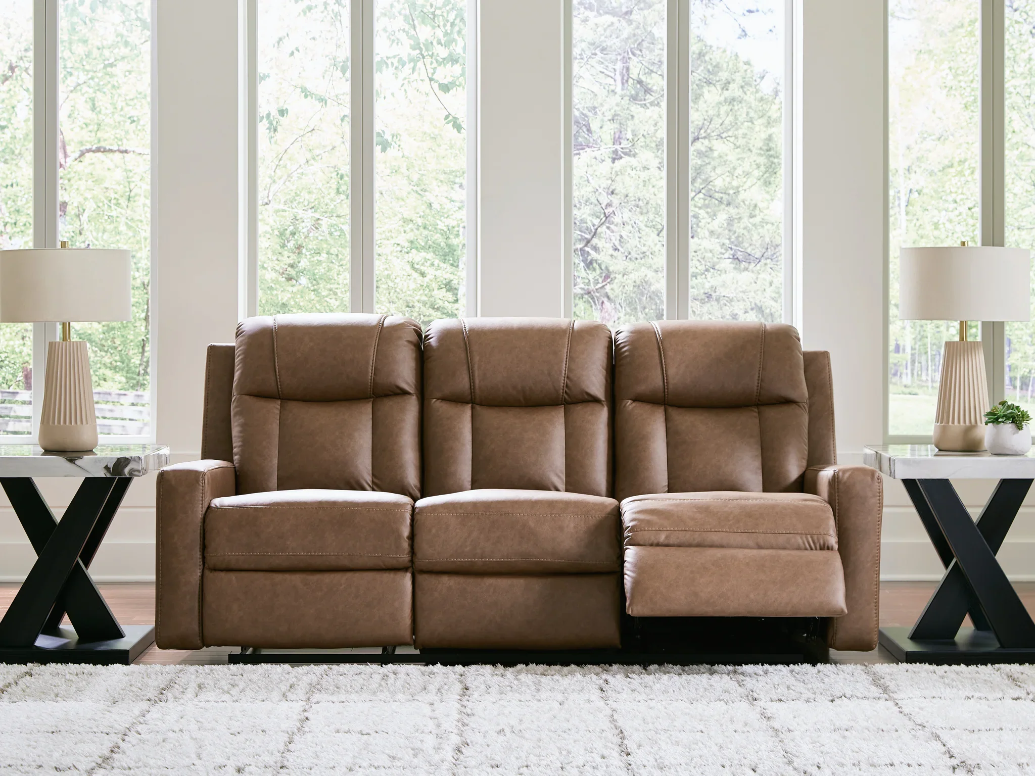 Mackmenville - Reclining Sofa - Caramel - Image 6