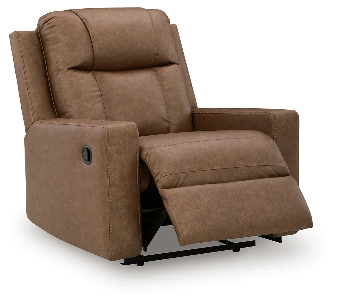 Mackmenville - Zero Wall Recliner - Caramel - Image 3