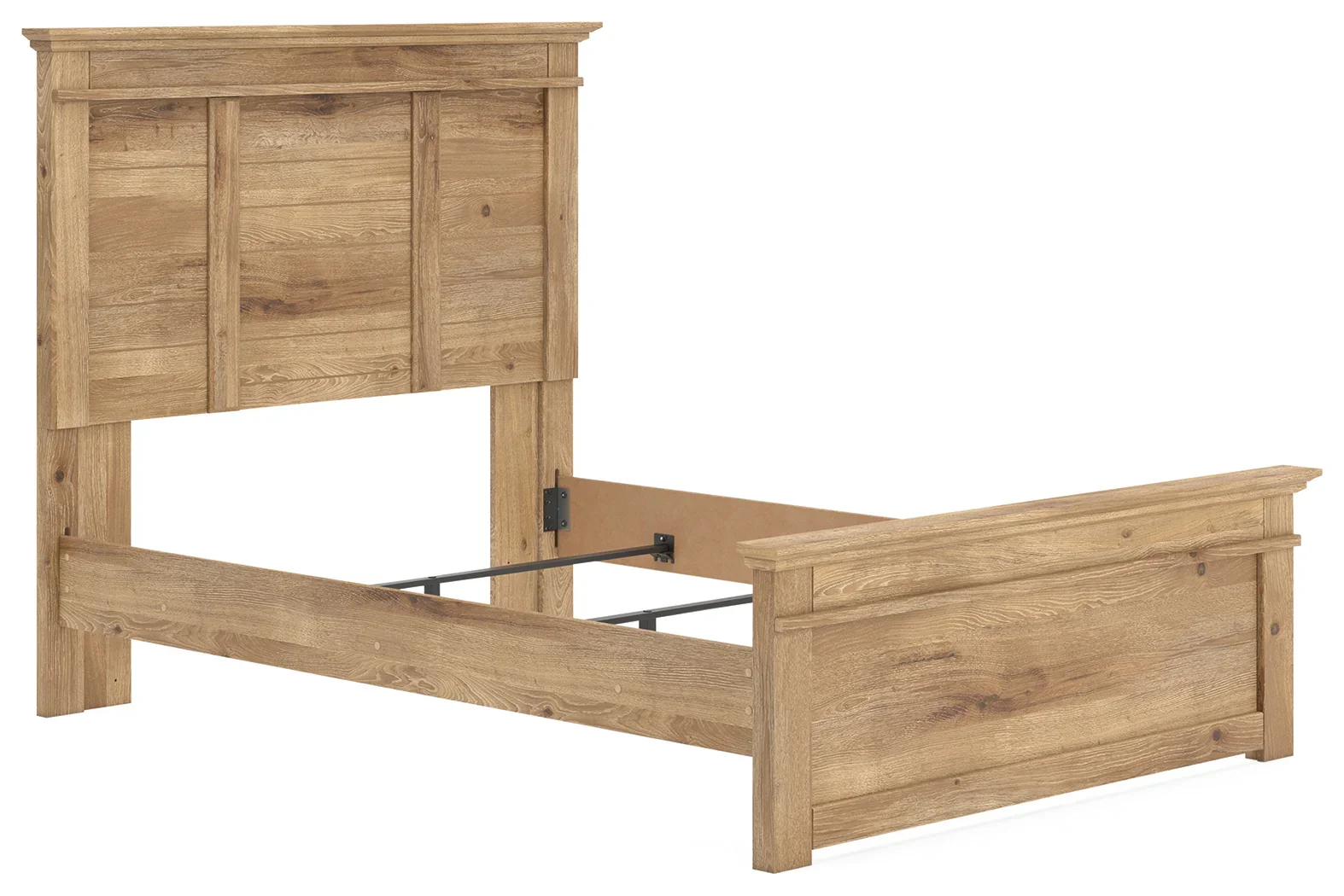 Makidern - Full Panel Bed - Tan - Image 3