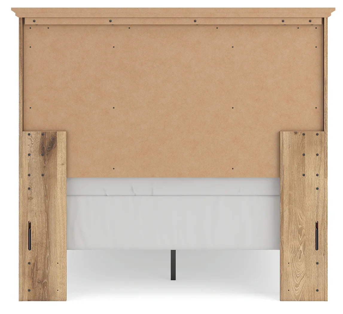 Makidern - Full Panel Bed - Tan - Image 6