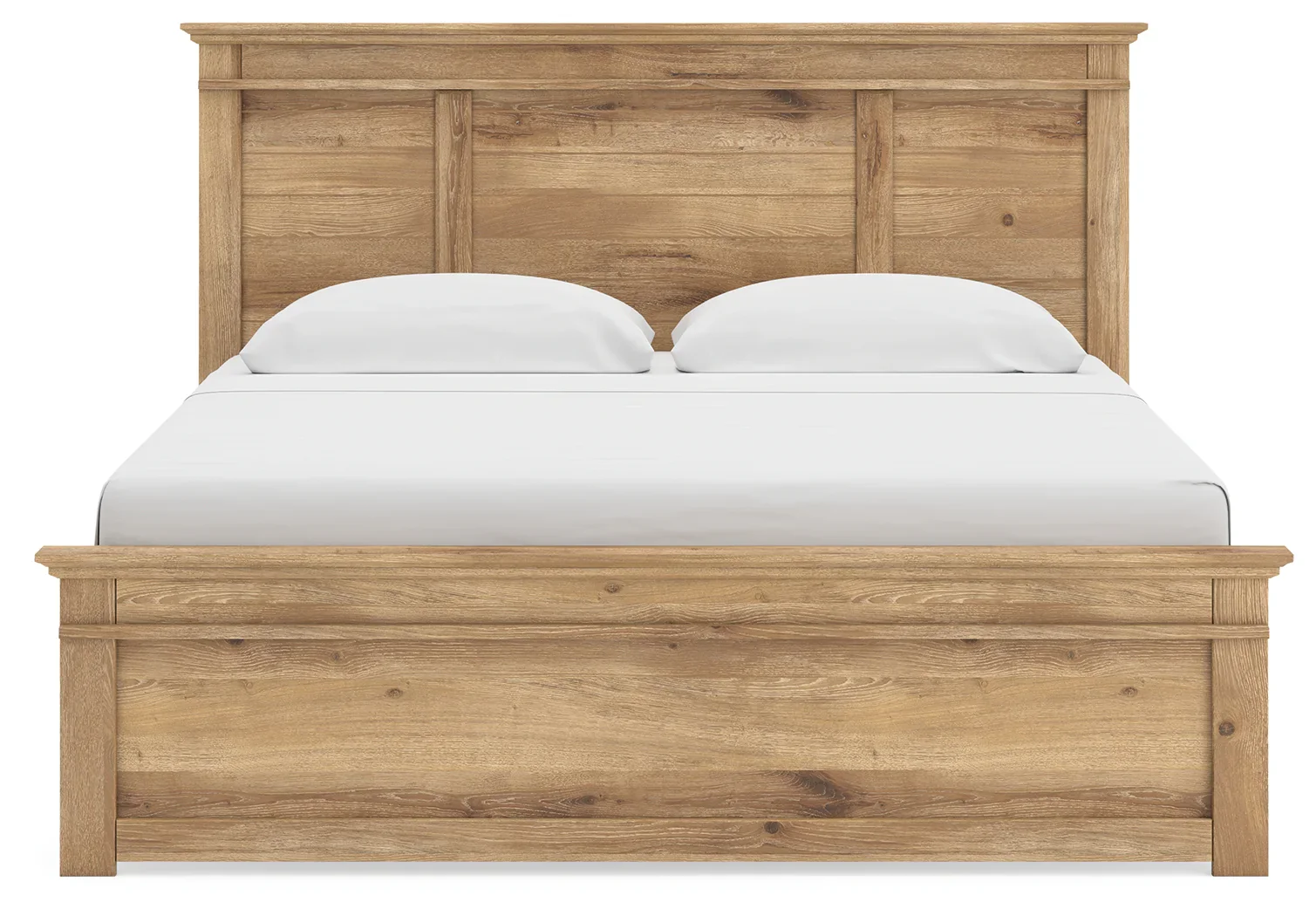 Makidern - King Panel Bed - Tan - Image 5
