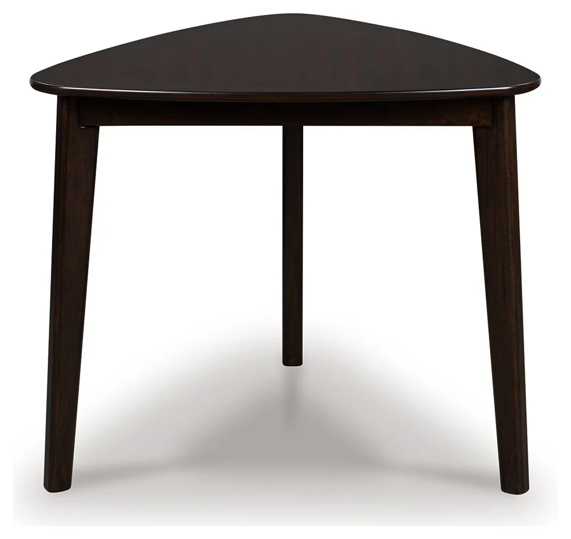 Mallenette - Merlot - Triangle Dining Room Table - Image 2