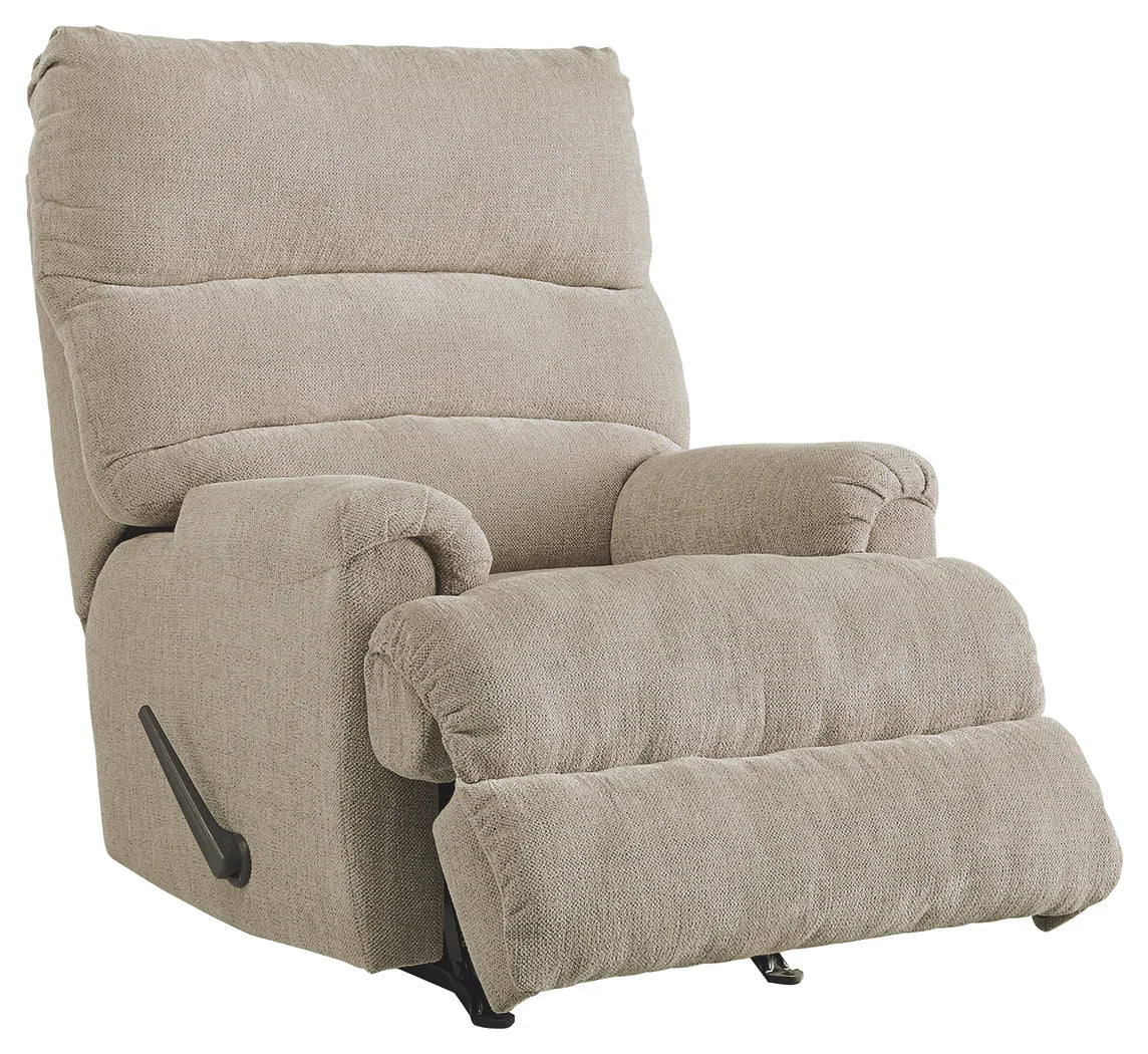 Man - Beige - Rocker Recliner - Image 3
