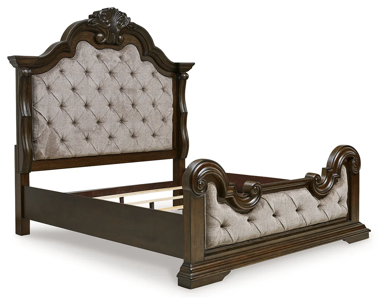 Maylee - Dark Brown - California King Upholstered Bed - Image 3