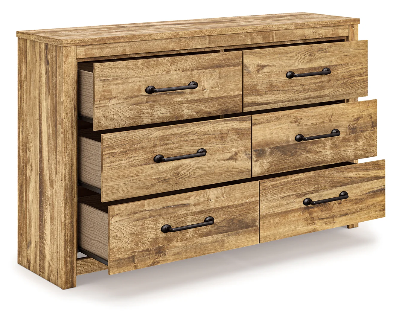 Maystonna - Brown - Six Drawer Dresser - Image 5