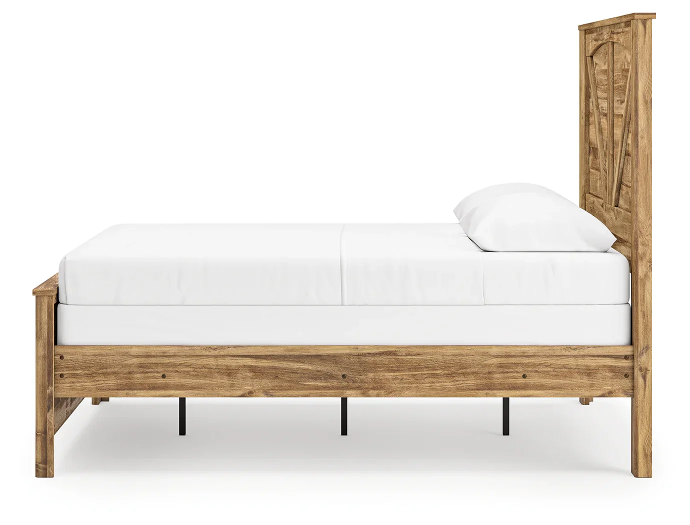 Maystonna - Queen Crossbuck Panel Bed - Brown - Image 7