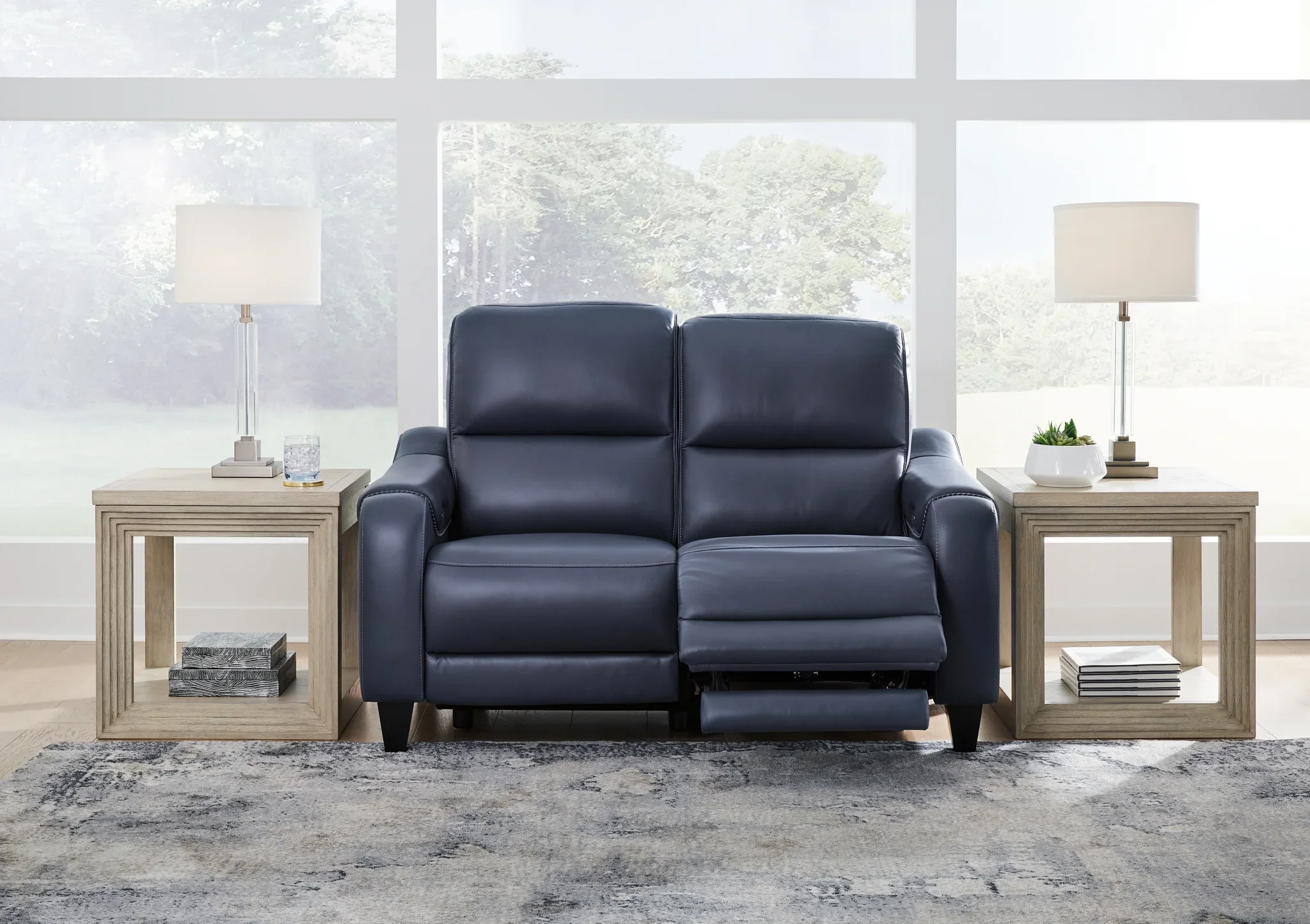 Mercomatic - Ocean - Power Reclining Loveseat With Adj Headrest - Image 2