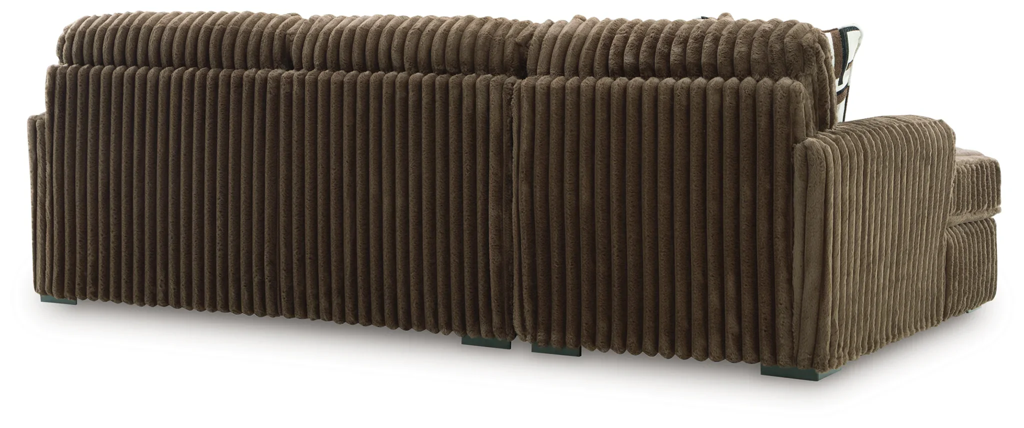 Midnight-Madness - Chocolate - 2-Piece Sectional Sofa With LAF Corner Chaise - Image 4