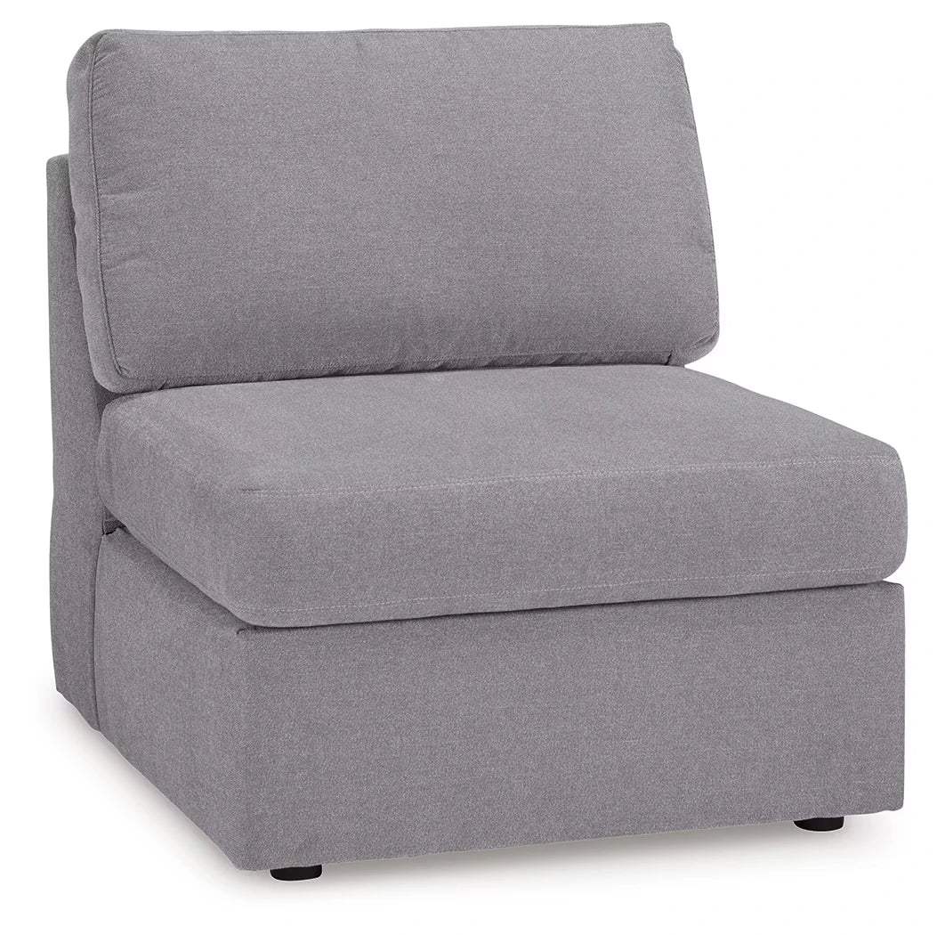 Modmax - Granite - 4-Piece Sectional With Audio System Console - Image 5