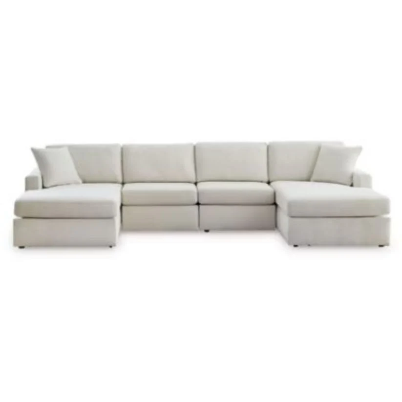 Modmax - Oyster - 4-Piece Double Chaise Sectional