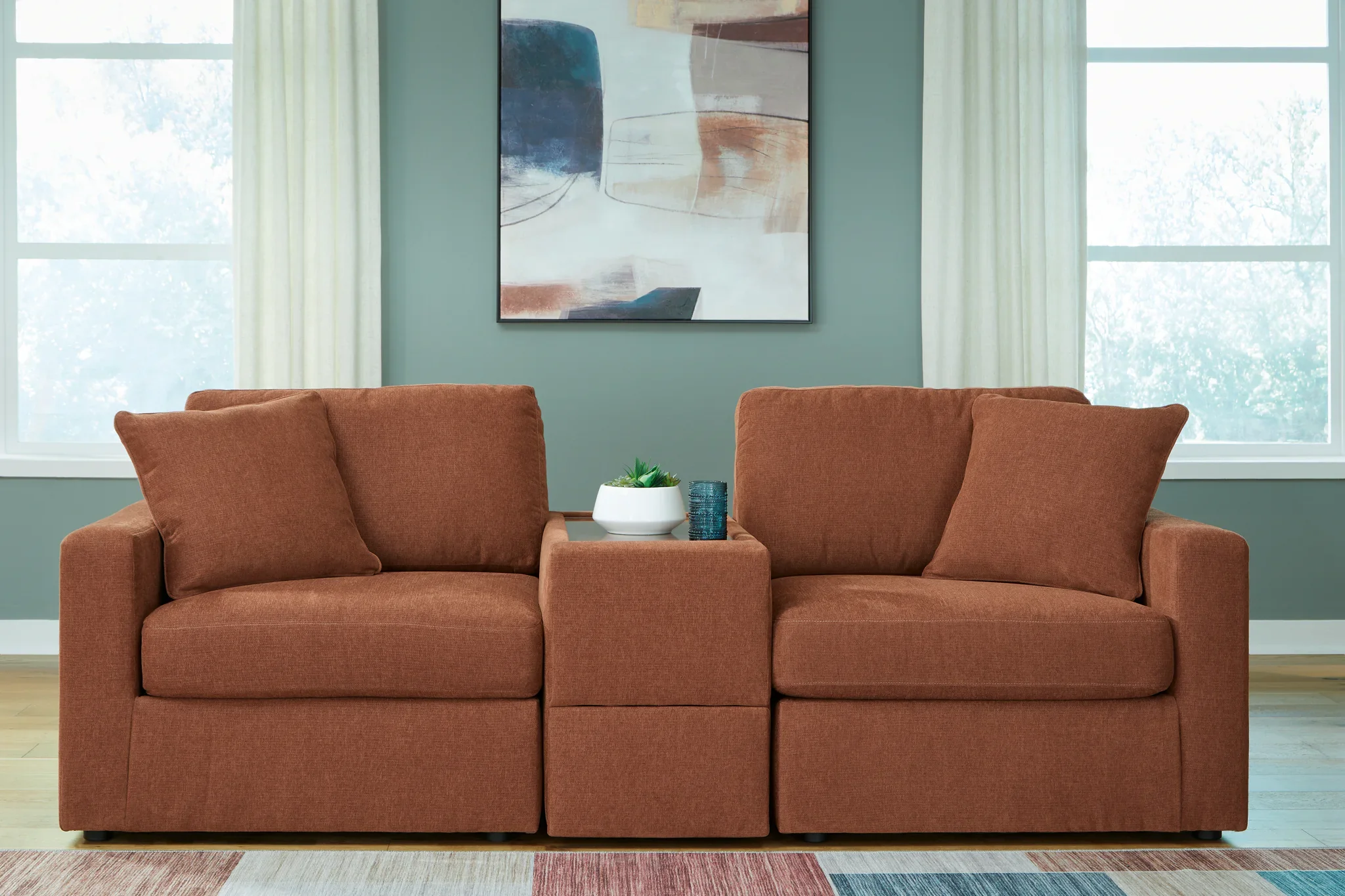 Modmax - Spice - 3-Piece Sectional With Storage Console - Image 2
