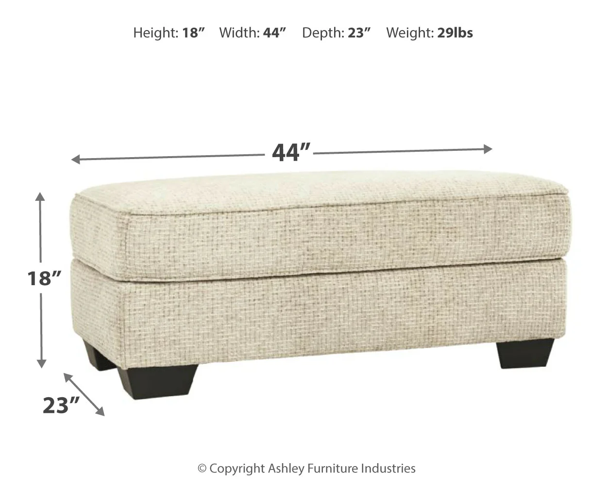 Monaghan - Sandstone - 4 Pc. - Sofa, Loveseat, Chair and a Half, Ottoman - Image 9