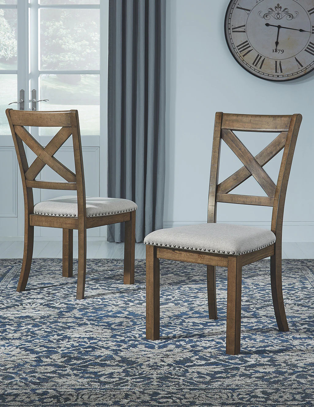 Moriville - Beige - Dining Uph Side Chair (Set of 2) - Image 2