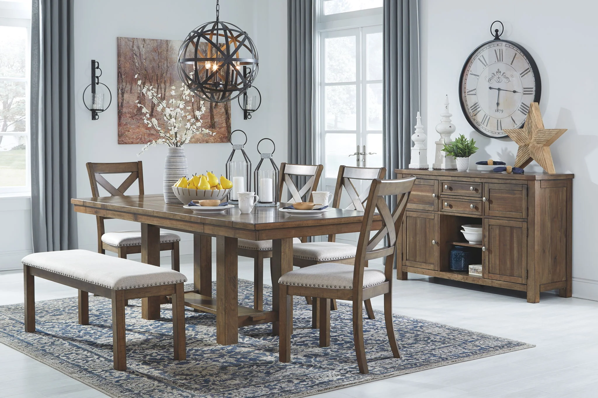 Moriville - Grayish Brown - Rect Dining Room Ext Table - Image 8
