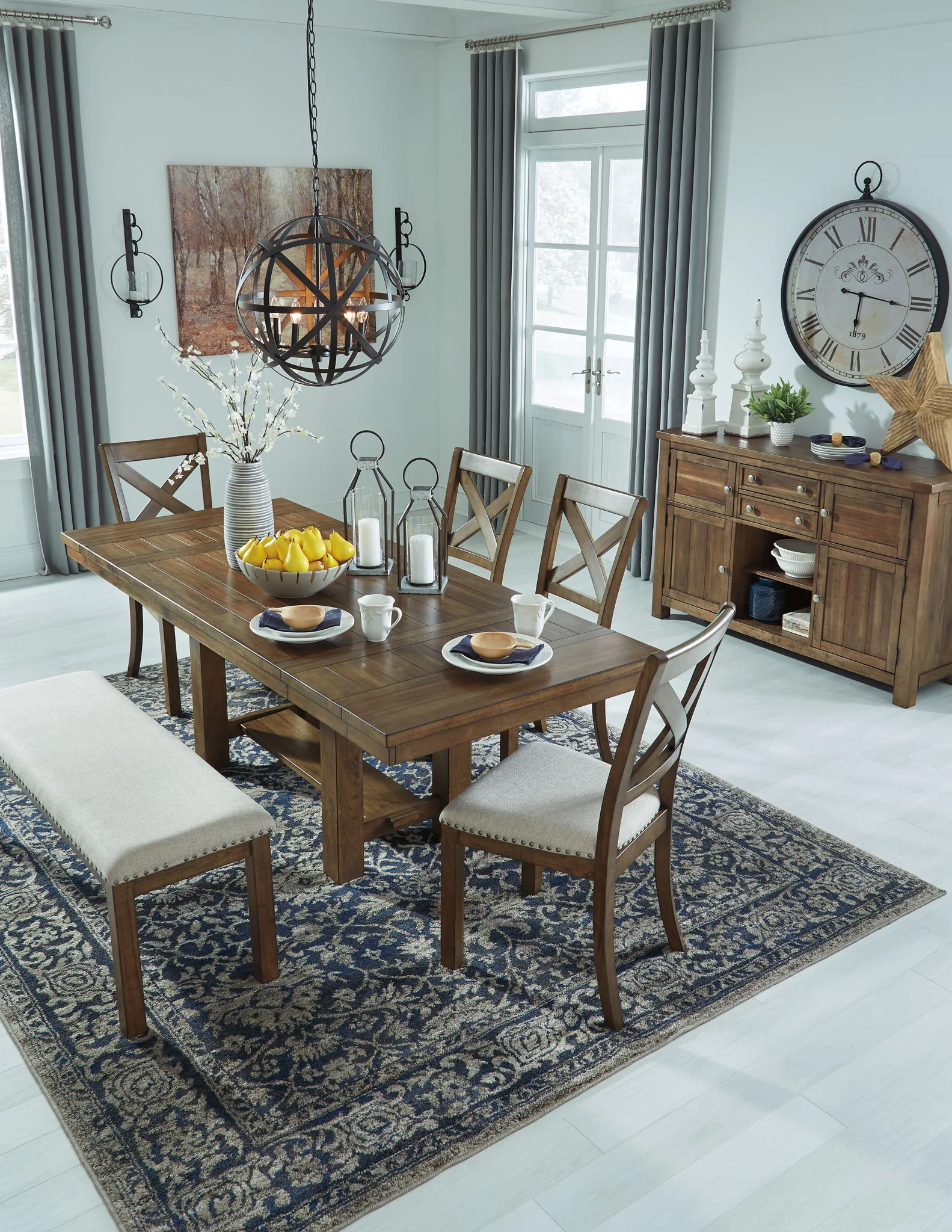 Moriville - Grayish Brown - Rect Dining Room Ext Table - Image 9