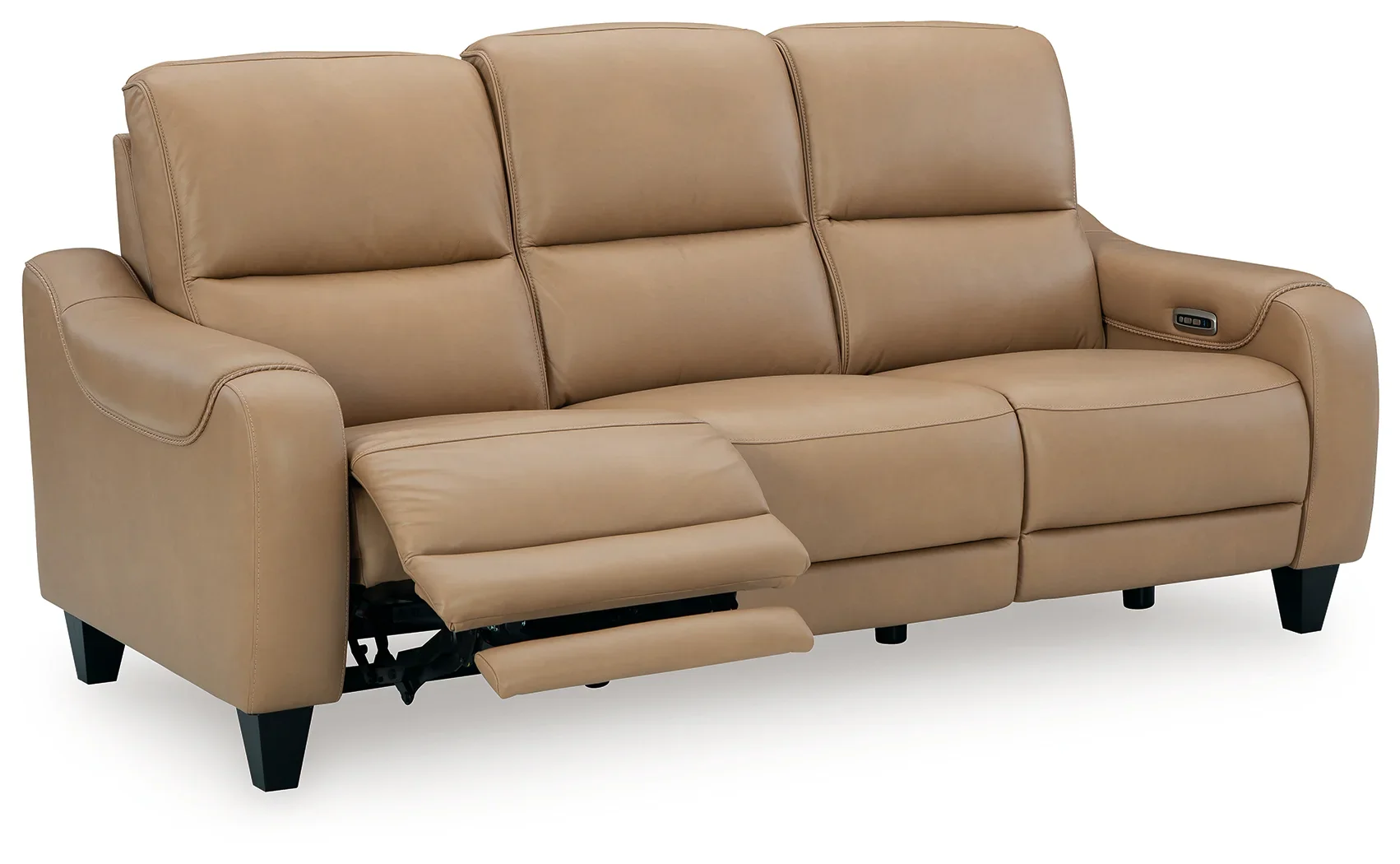 Mosswell - Power Reclining Sofa With Adj Headrest - Toffee - Image 3