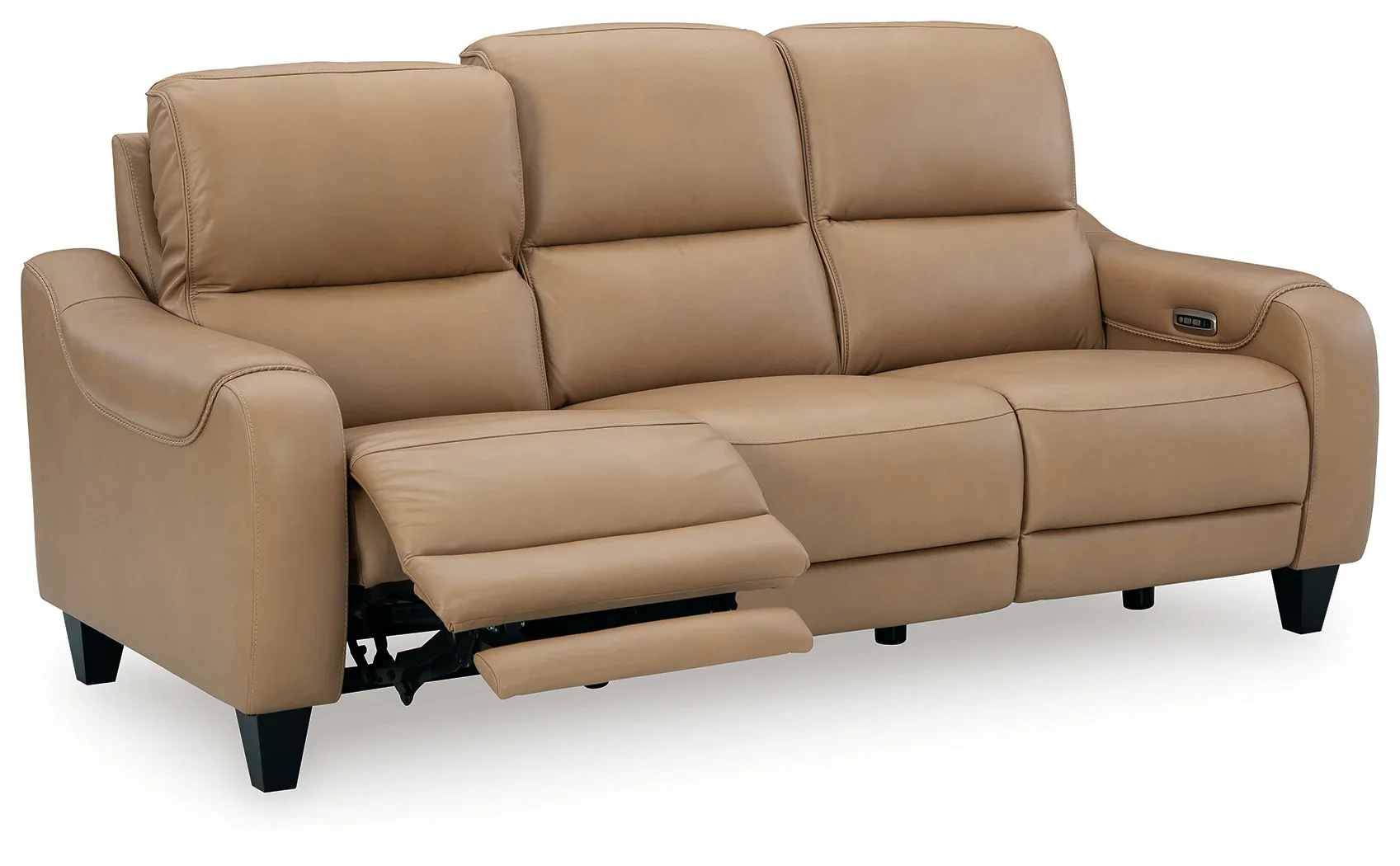 Mosswell - Power Reclining Sofa With Adj Headrest - Toffee - Image 4