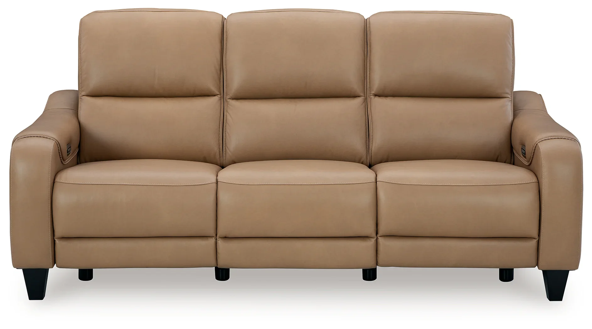 Mosswell - Power Reclining Sofa With Adj Headrest - Toffee - Image 5