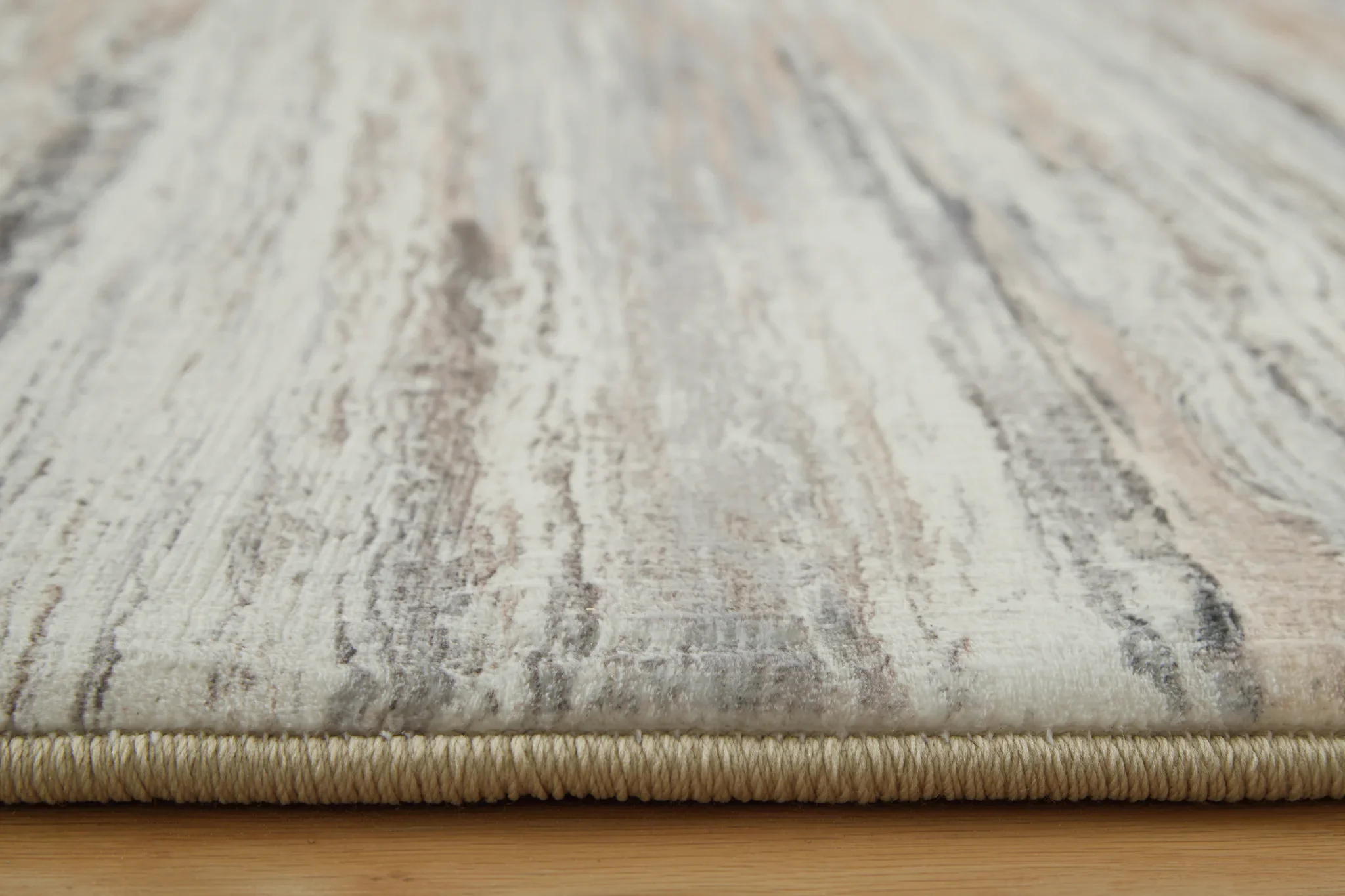 Nace - Gray / Brown / White - Large Rug - 8' x 10' - Image 3