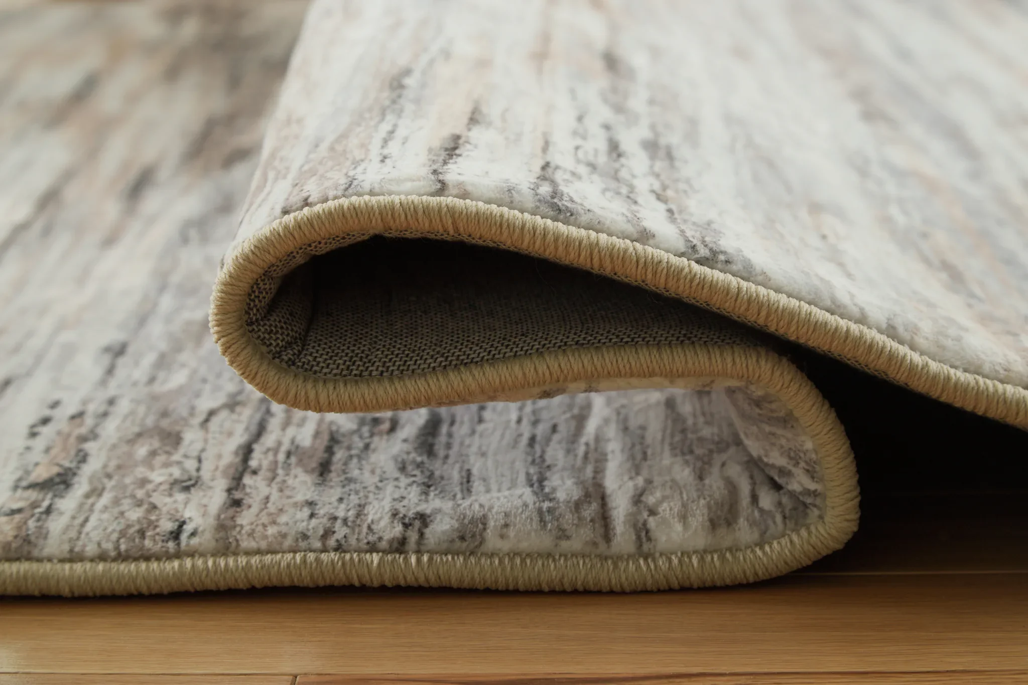 Nace - Gray / Brown / White - Large Rug - 8' x 10' - Image 4