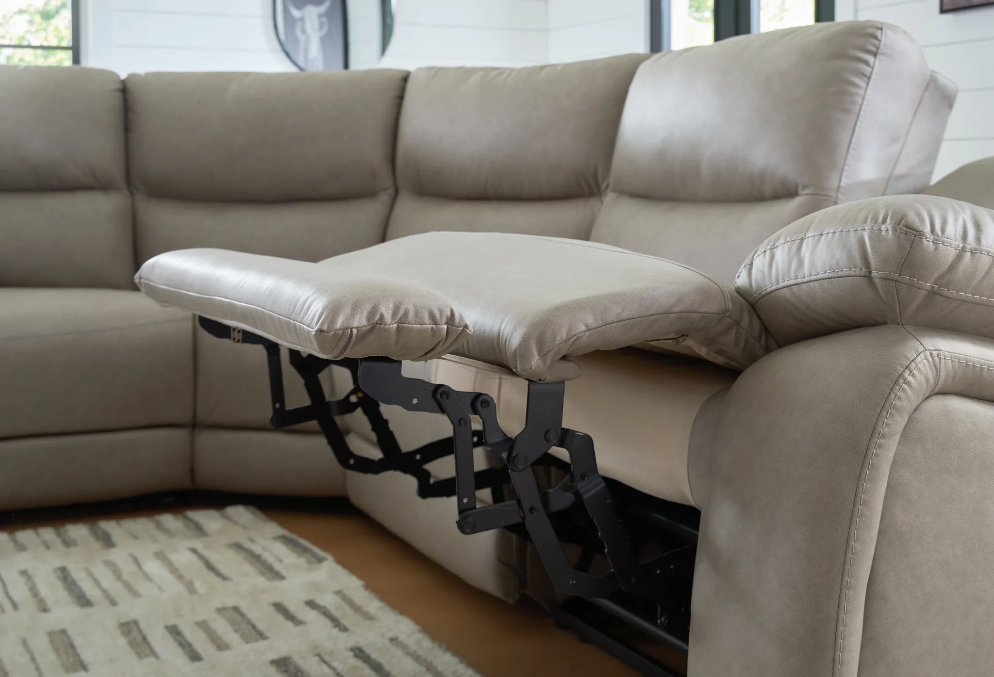 Narwhal Place - Pebble - 5-Piece Power Reclining Sectional - Image 4