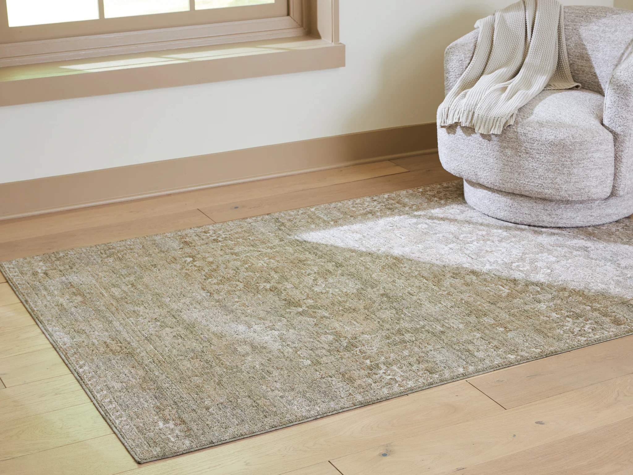 Neroham - 8' x 10' Rug - Gray / Brown / Cream - Image 2