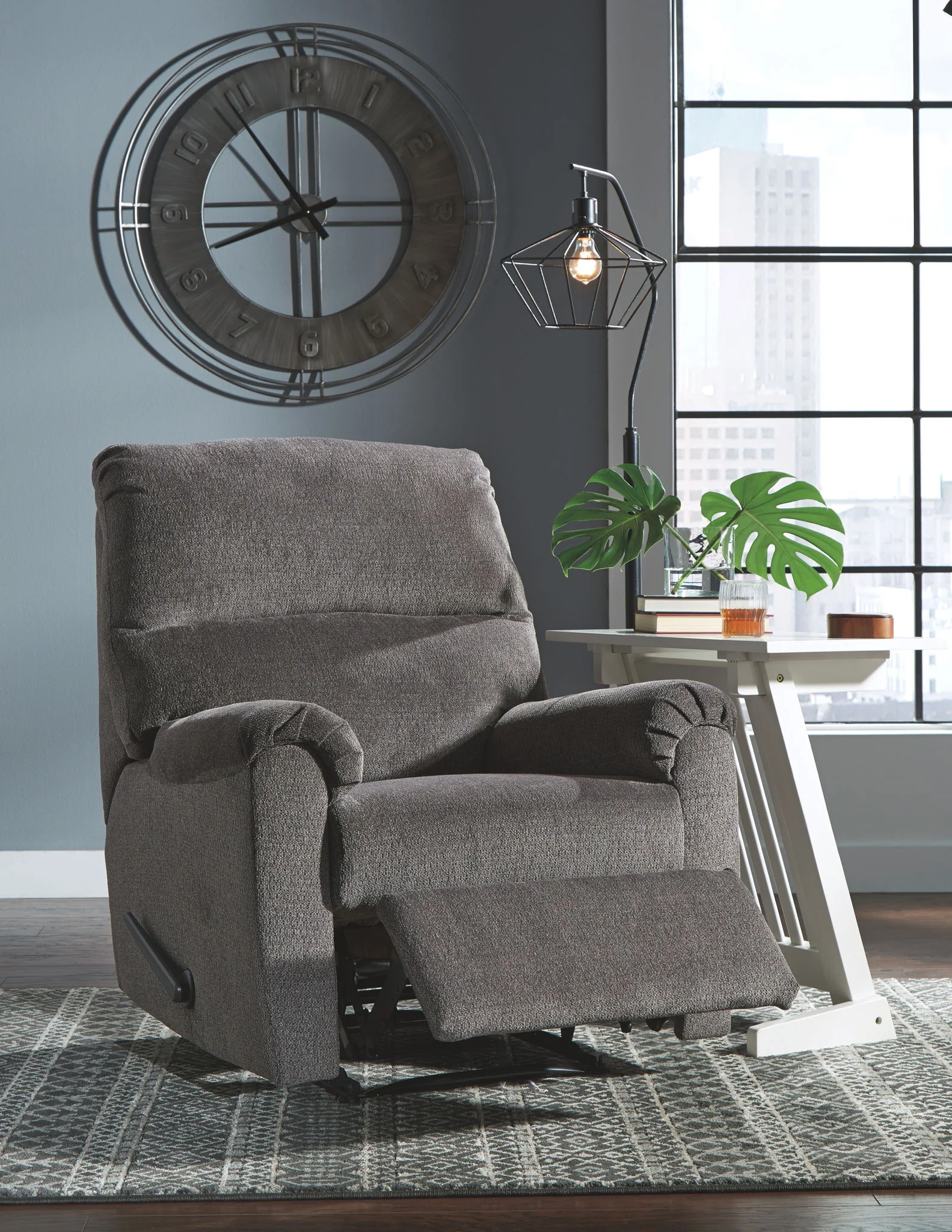 Nerviano - Gray - Zero Wall Recliner - Image 2
