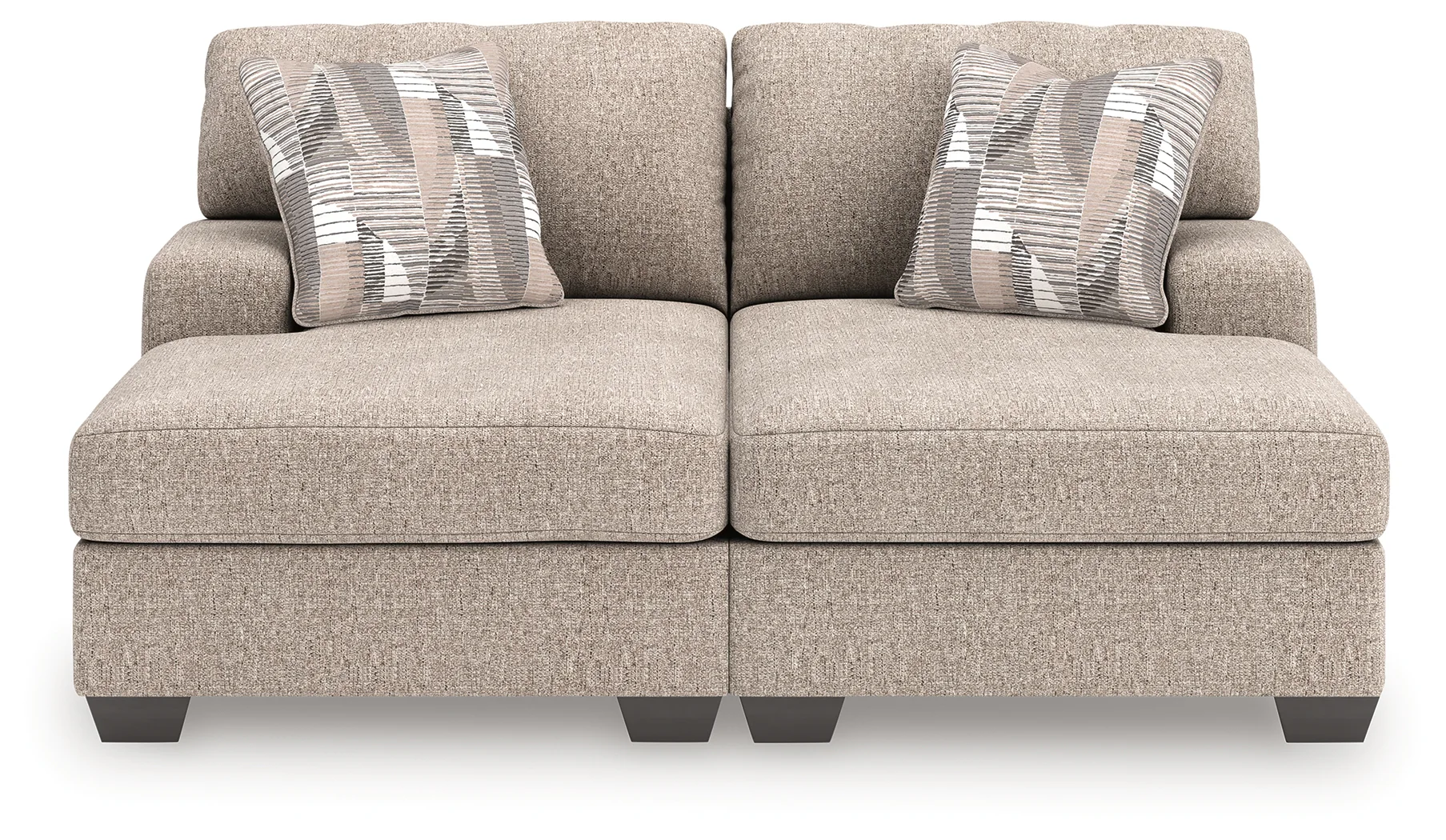 Newellen - 2-Piece Super Chaise - Beige - Image 2