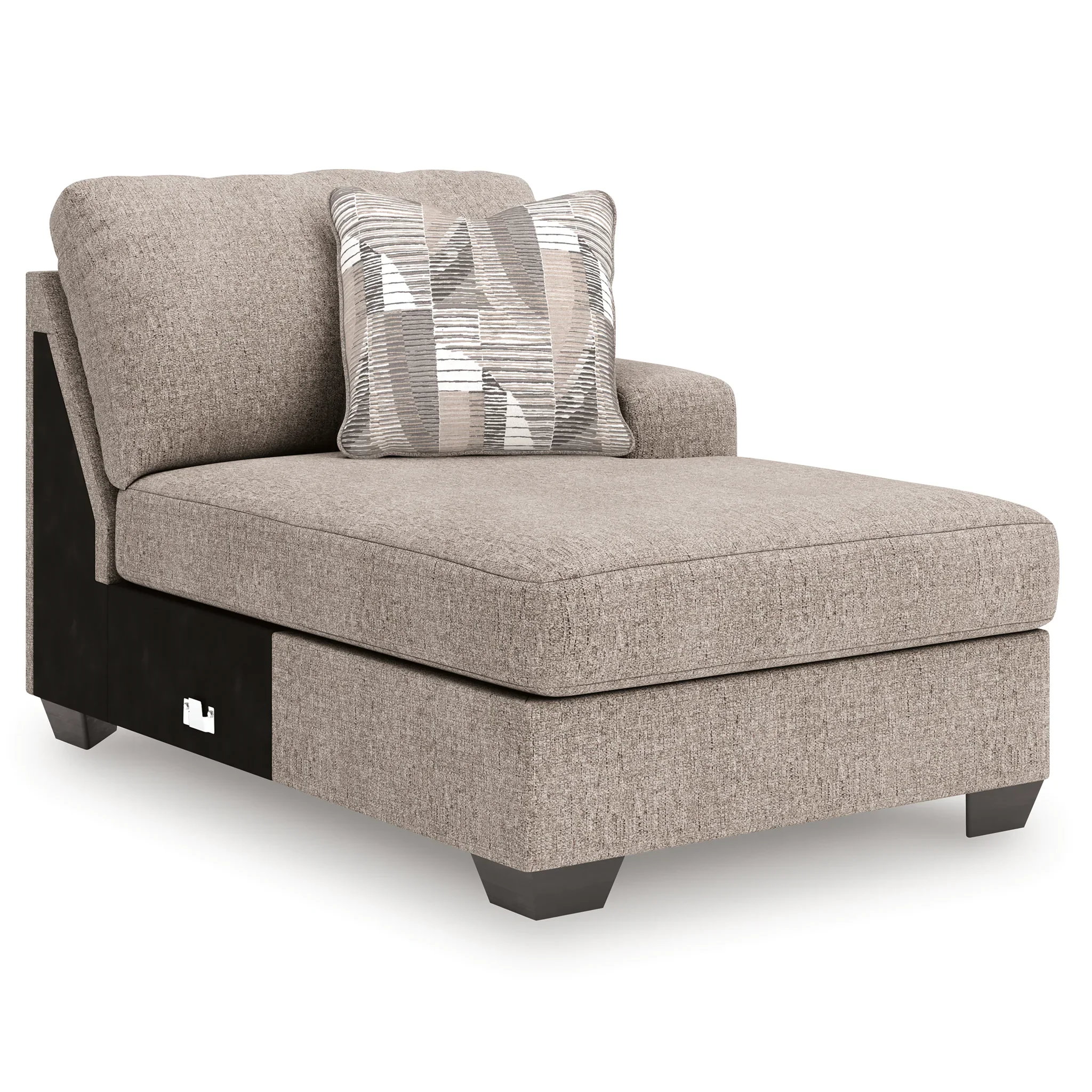 Newellen - 3-Piece Sleeper Sectional With RAF Corner Chaise And LAF Sofa - Beige - Image 5