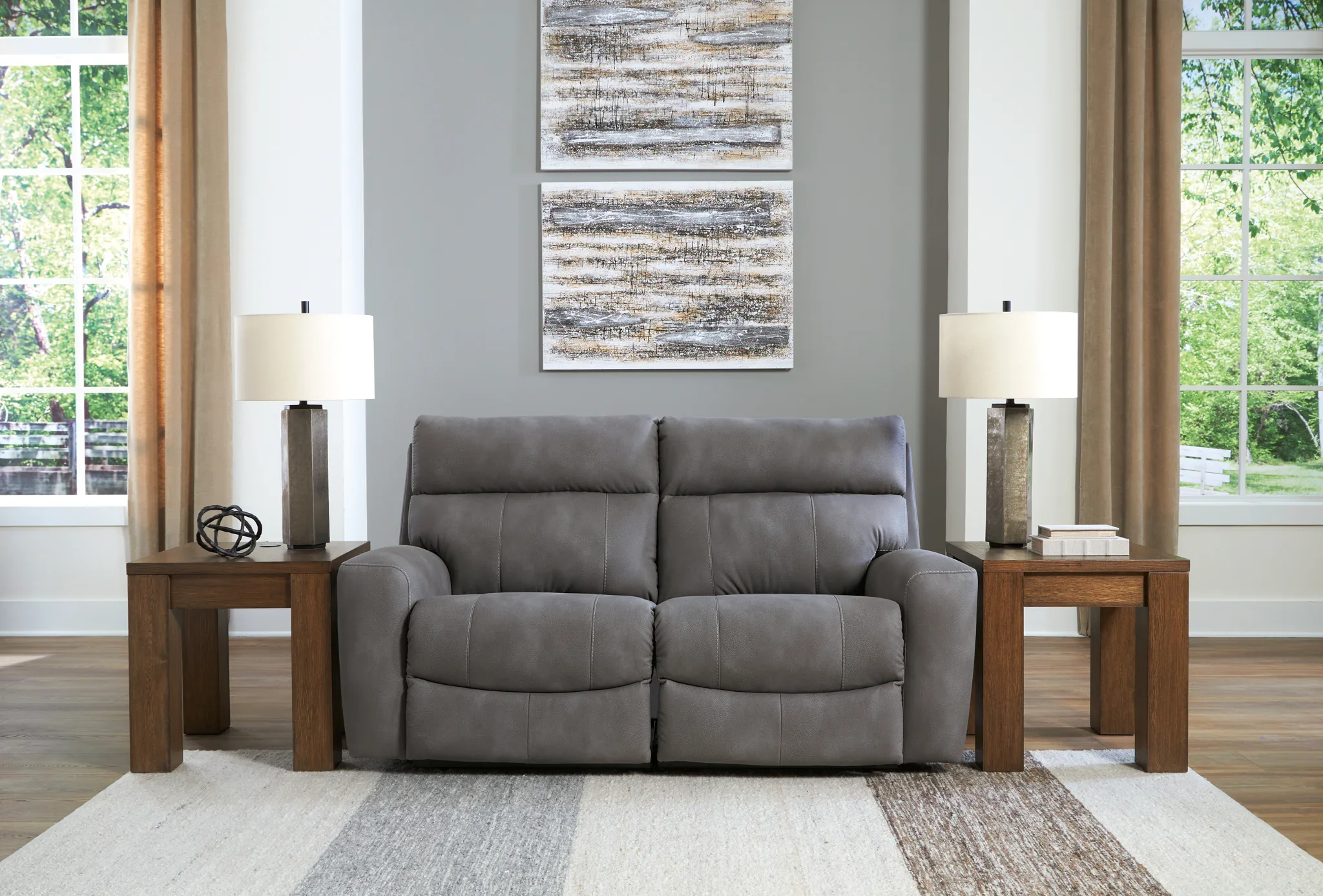 Next-Gen Durapella - 3-Piece Power Reclining Sectional - Slate - Image 14