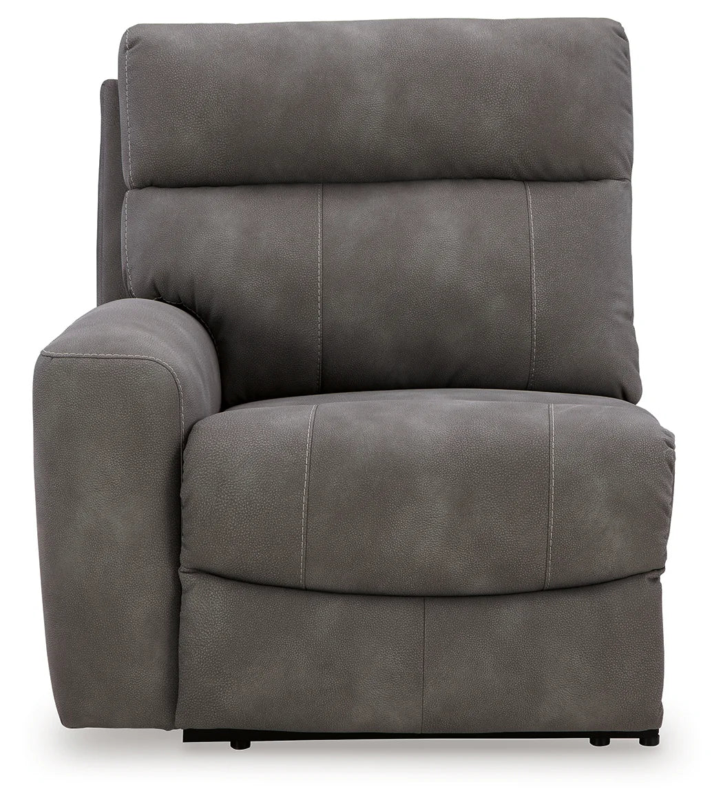 Next-Gen Durapella - 3-Piece Power Reclining Sectional - Slate - Image 6