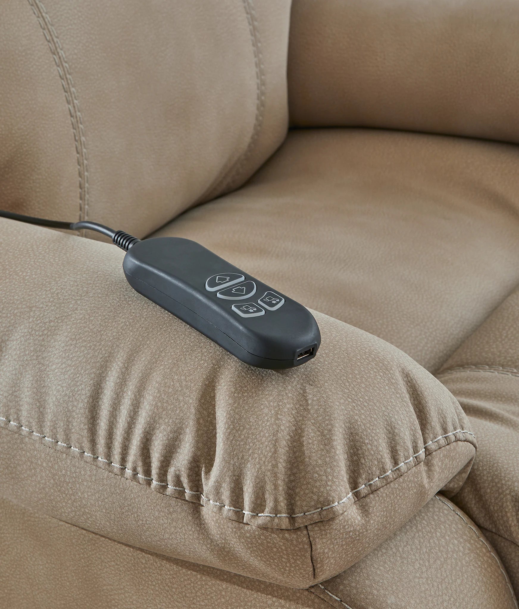 Next-gen Durapella - Sand - Power Lift Recliner - Image 9