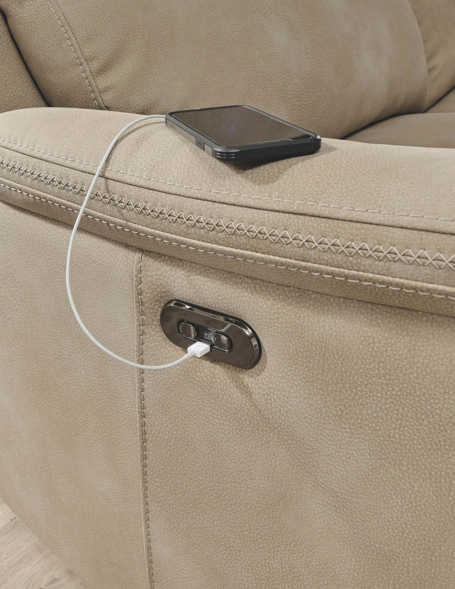 Next-gen - Sand - Pwr Recliner/Adj Headrest - Image 11