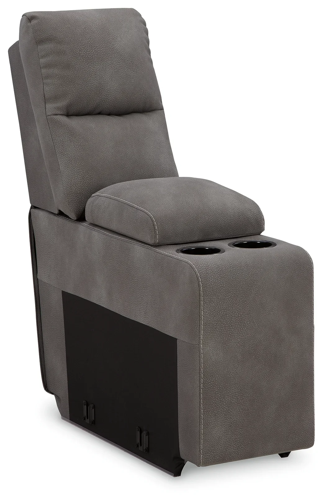 Next-gen Durapella - Slate - 5-Piece Power Reclining Sectional With Console - Image 6