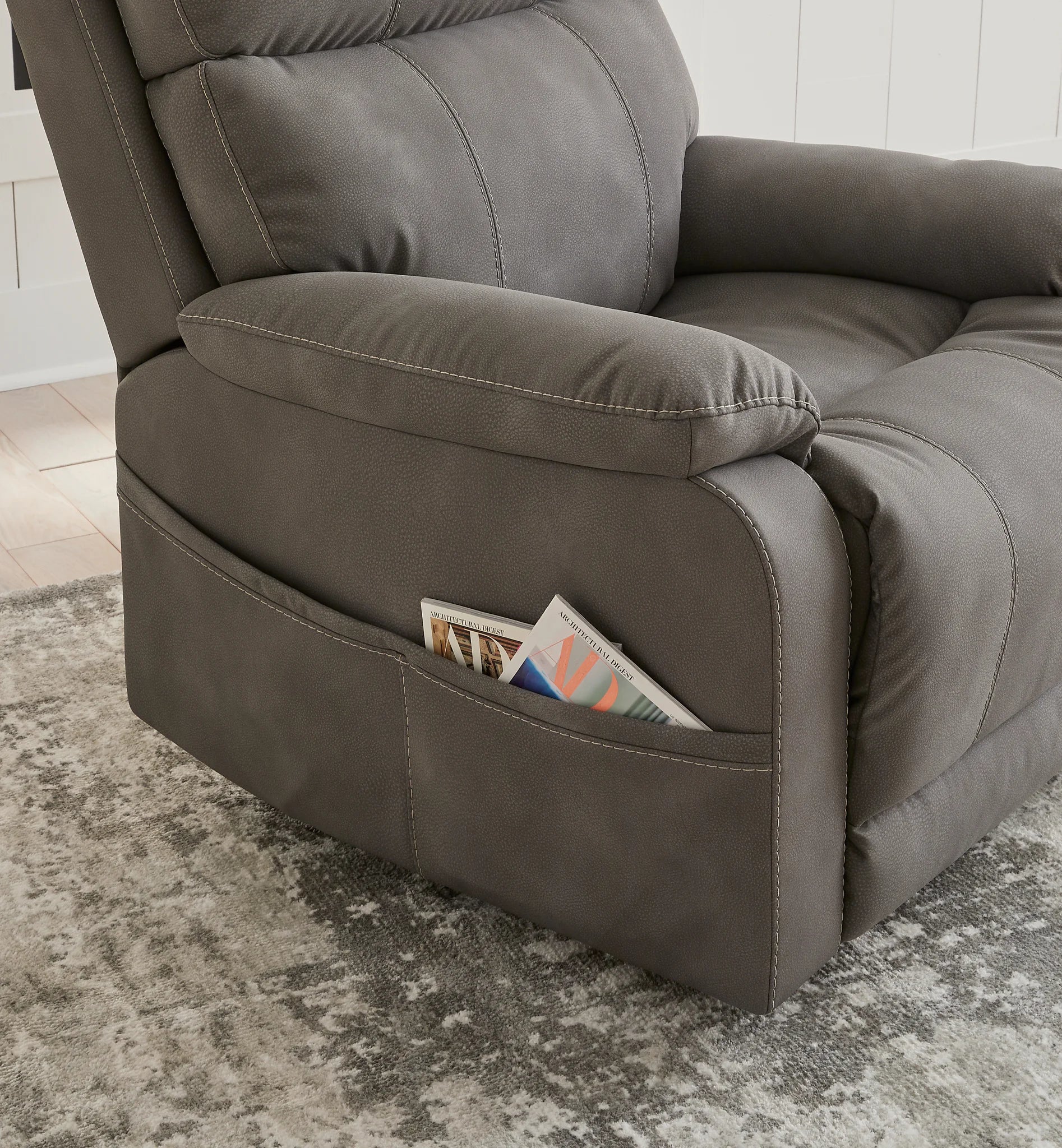 Next-gen Durapella - Slate - Power Lift Recliner - Image 10