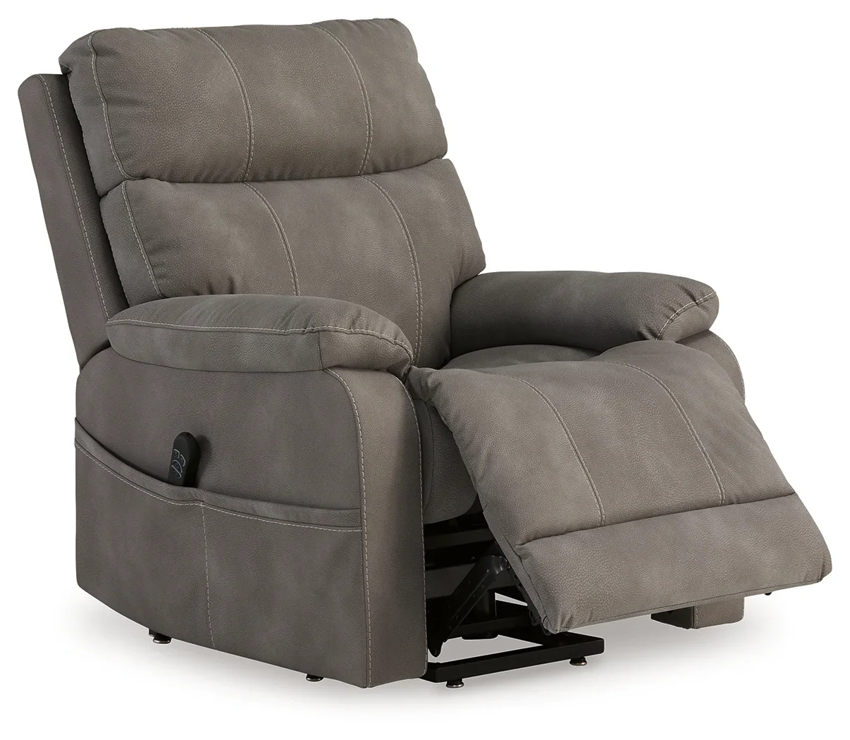 Next-gen Durapella - Slate - Power Lift Recliner - Image 3