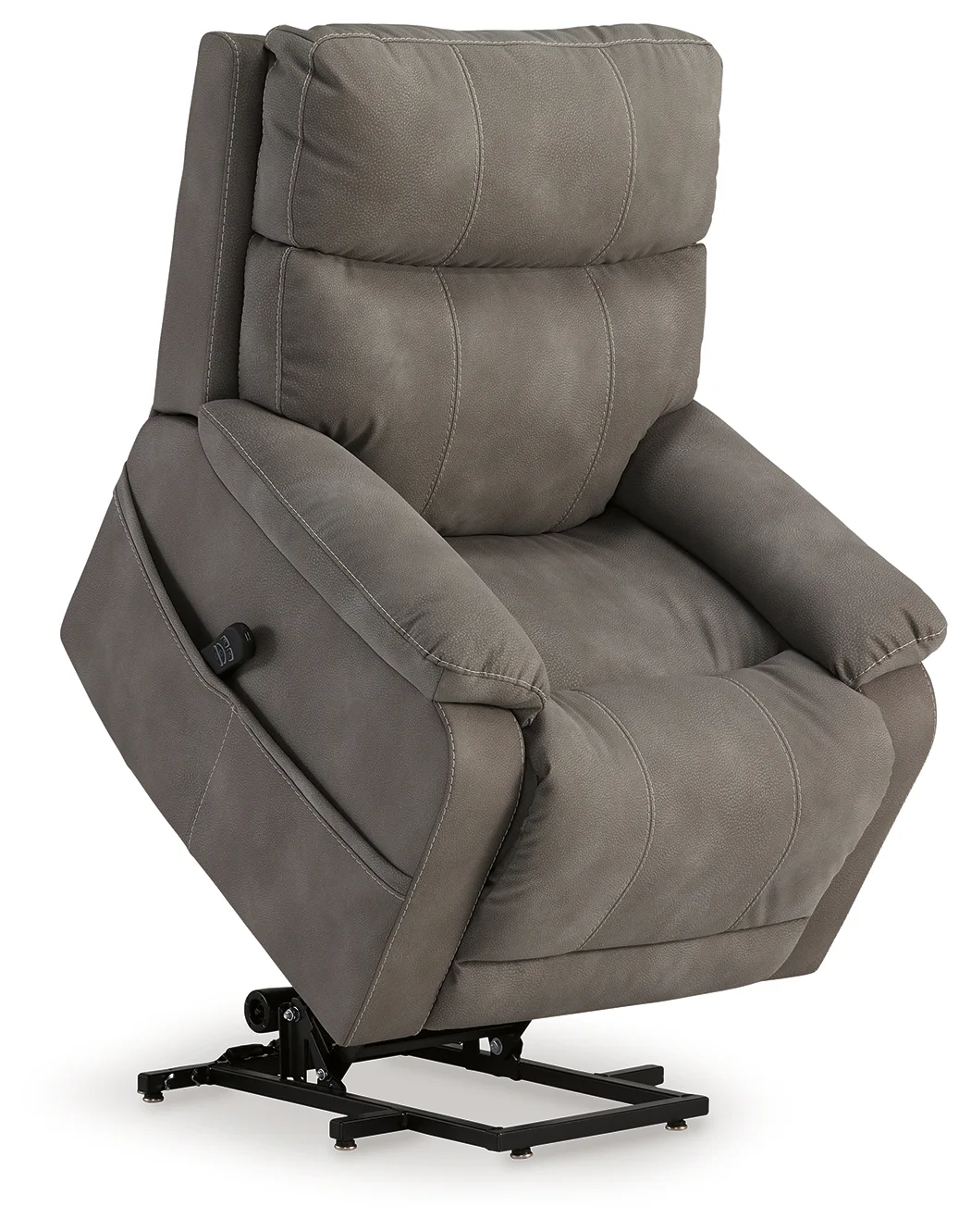 Next-gen Durapella - Slate - Power Lift Recliner - Image 5