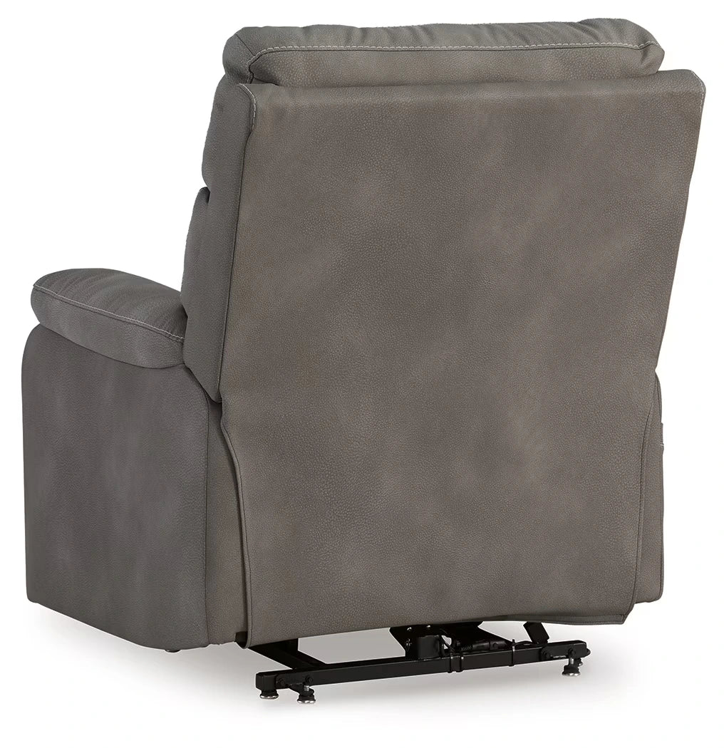 Next-gen Durapella - Slate - Power Lift Recliner - Image 7