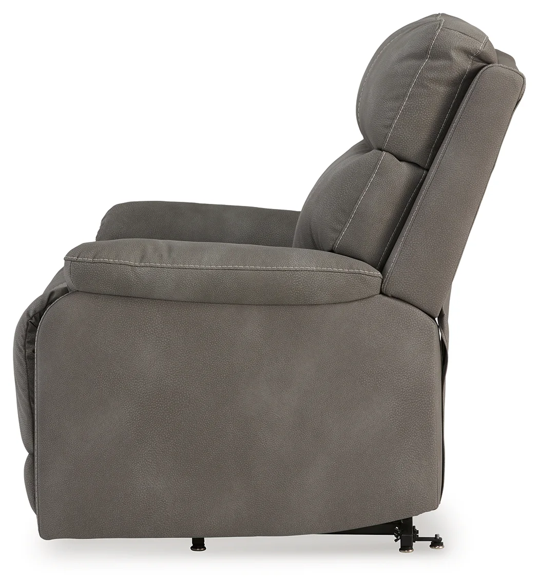 Next-gen Durapella - Slate - Power Lift Recliner - Image 8