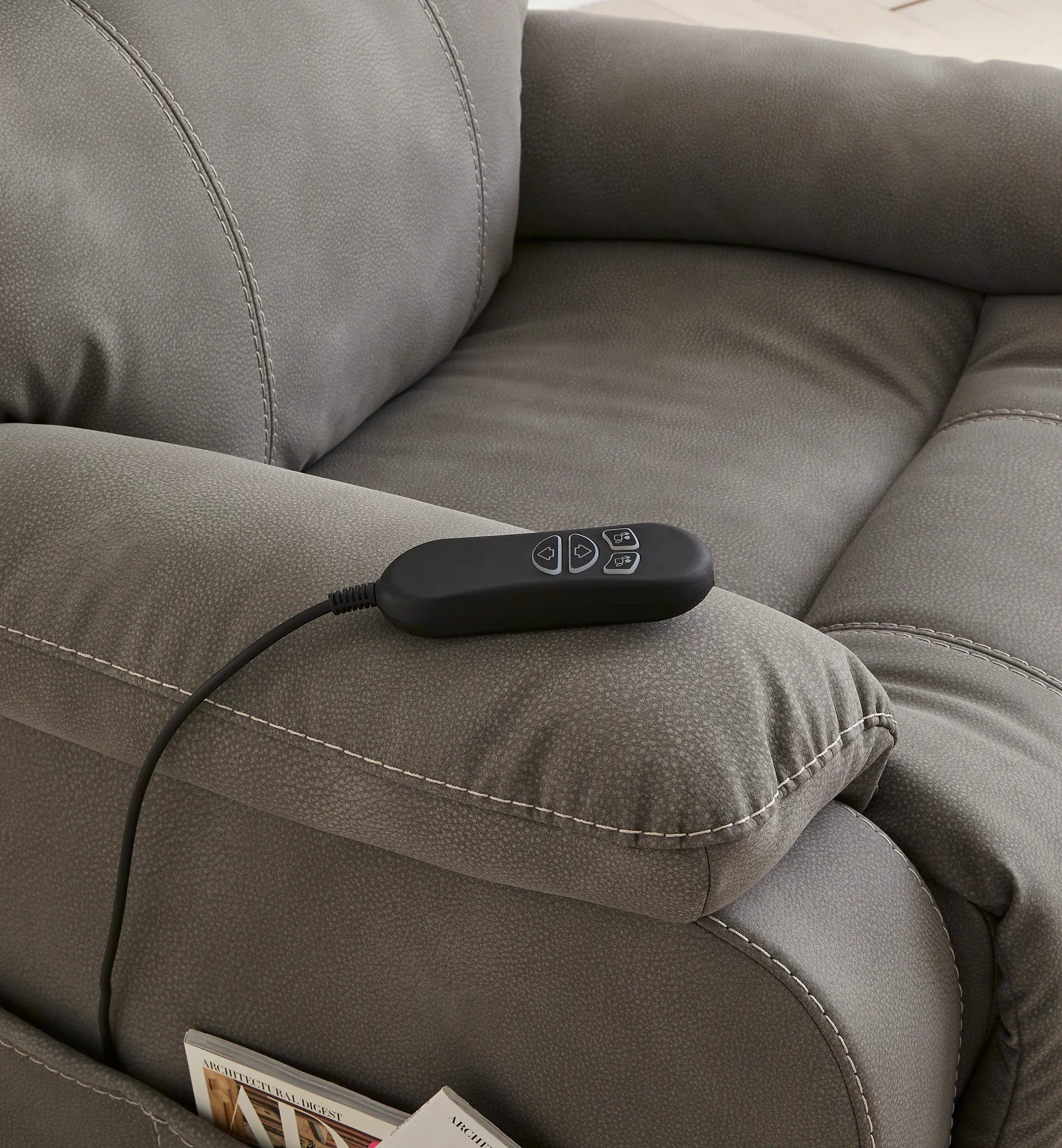 Next-gen Durapella - Slate - Power Lift Recliner - Image 9